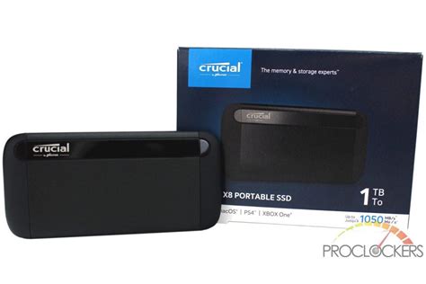 Crucial X8 1TB Portable SSD Review | PROCLOCKERS