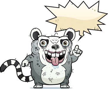 Ugly Lemur Talking Stock Vector | Royalty-Free | FreeImages