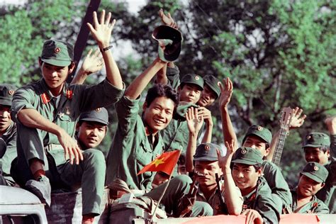 Vietnamese troops capture Phnom Penh in 1979, deposing Pol Pot, and ending the bloody Khmer ...