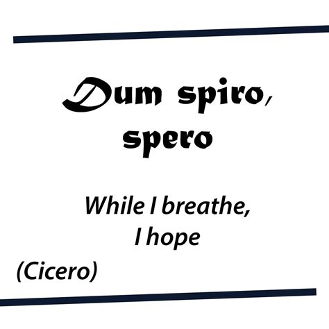 Dum spiro spero - Cicero in 2021 | Ancient wisdom quotes, Latin quotes ...