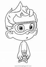 Bubble Guppies Coloring Pages Nonny sketch template