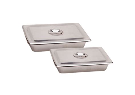 Stainless Steel Instrument Tray with Lid | NEU Industries