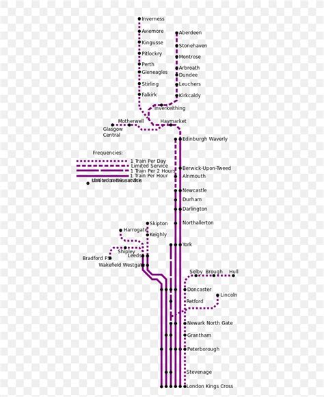 East Coast Main Line London King's Cross Railway Station Train ...