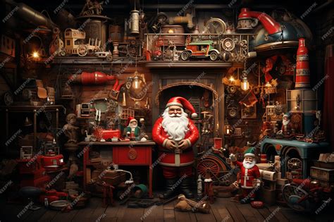 Premium Photo | Santas Workshop christmas Photos