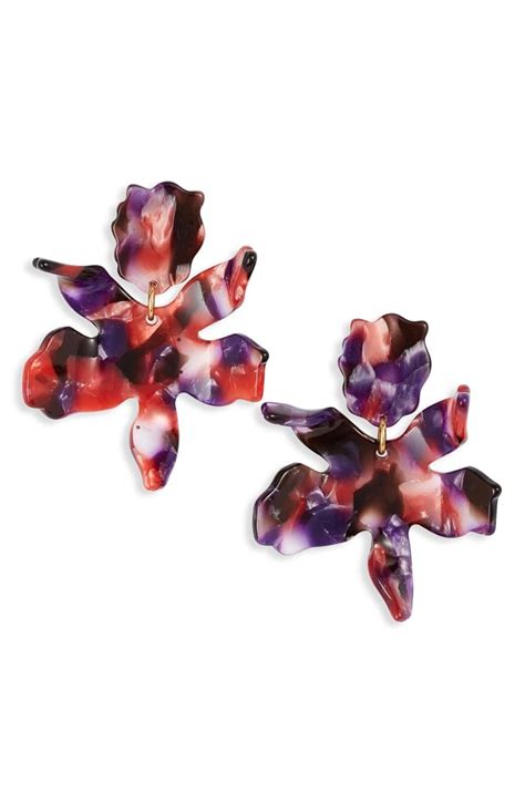 Lele Sadoughi Small Paper Lily Drop Earrings | Nordstrom in 2020 | Earrings, Drop earrings, Lele ...