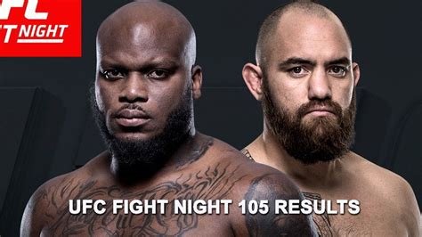 UFC Fight Night 105 live results stream, 'Lewis vs Browne' play-by-play updates - MMAmania.com