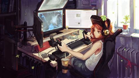 Anime Playing Video Games