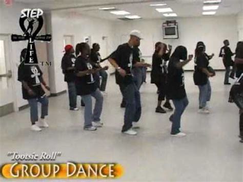 Step / Line Dance - "Tootsie Roll" - YouTube