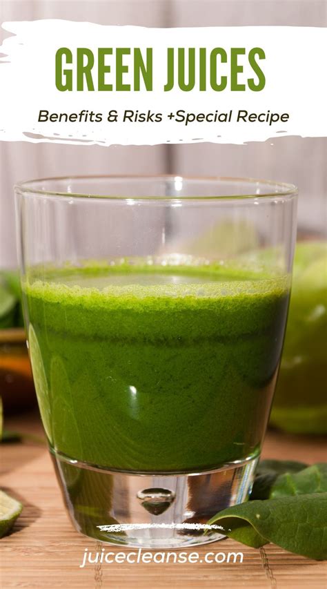 The Wonders of Green Juices: Benefits & Risks (and a Special Recipe, too!) - Tastylicious ...