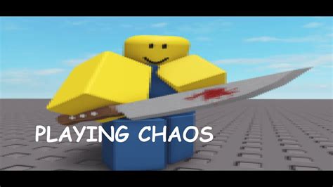 Playing Roblox - CHAOS - YouTube