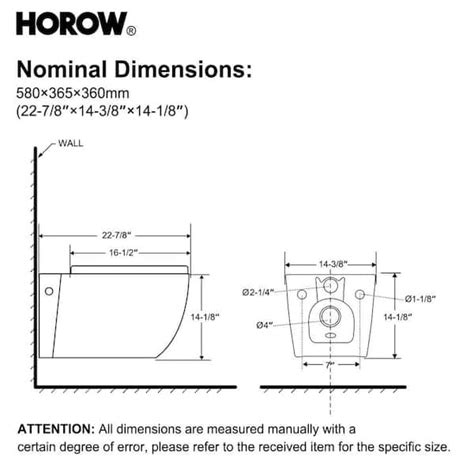 TOTO Aquia Wall-Hung Toilet Dimensions Drawings, 50% OFF