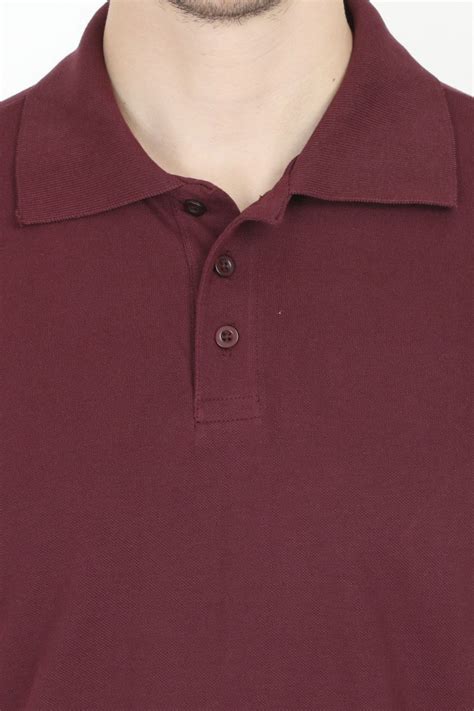 Maroon Polo shirt for Men - meltmoon.com