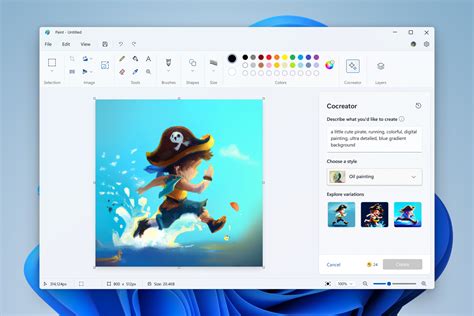 Yapay zeka resmi oluşturmak için Paint Cocreator kullanma - Microsoft Desteği