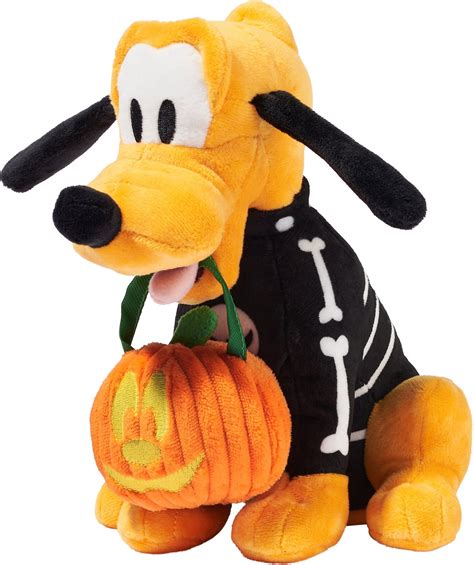 DISNEY Halloween Pluto Plush Squeaky Dog Toy - Chewy.com