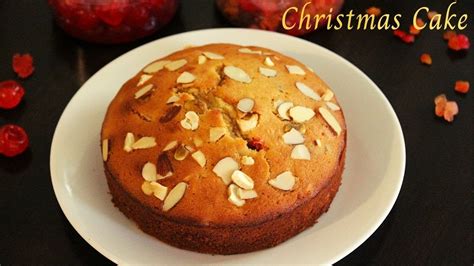 christmas cake no alcohol-plum cake recipe-easy christmas fruit cake ...