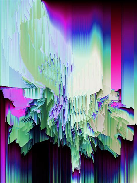 Glitch art backgrounds 4 on Behance