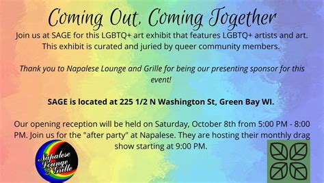 Coming Out, Coming Together – An LGBTQ+ Art Exhibit | Our Lives