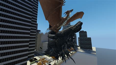 Godzilla Vs Rodan by dominator2001 on DeviantArt