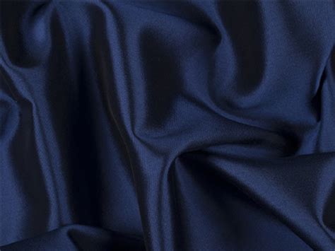 Faux Silk Curtain Fabric French Navy with FREE delivery