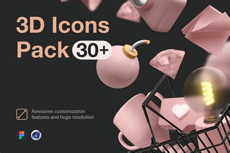 3D Icons Pack | Icons ~ Creative Market