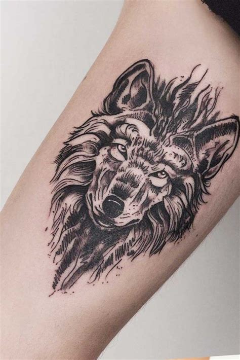 Princess Mononoke Wolf Tattoo