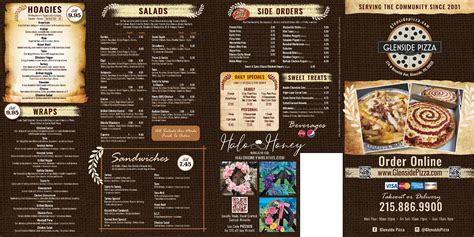 Our Menu - Glenside Pizza