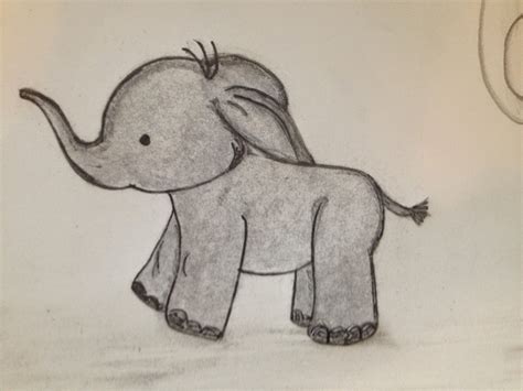 Baby Elephant Drawings