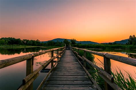 Free photo: River Wood Sunset - Reflection, Sky, Shadows - Free Download - Jooinn