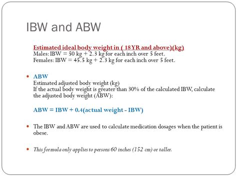 28+ Calculating Adjusted Body Weight - RawyaFreddy