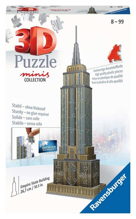 Mini Empire State Building54p | 3D Puzzle Buildings | 3D Puzzles | Products | ca_en | Mini ...