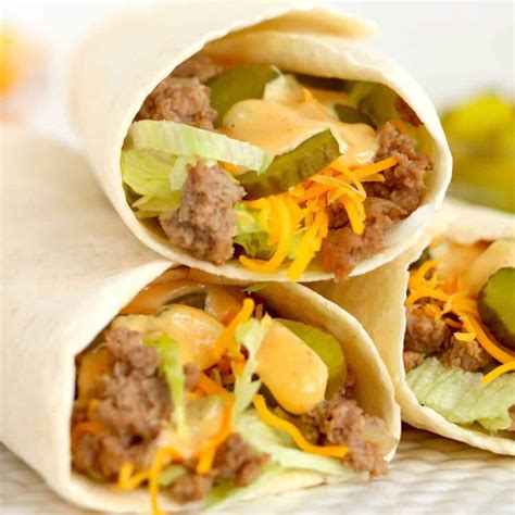 Big Mac Wraps - The Country Cook