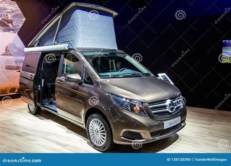 Mercedes Benz V-Class Marco Polo Camper Van Editorial Image - Image of ...