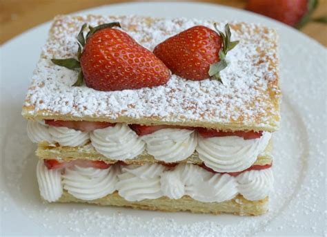 Strawberry and Cream Napoleon Recipe