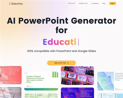 AI PowerPoint Presentation Generator