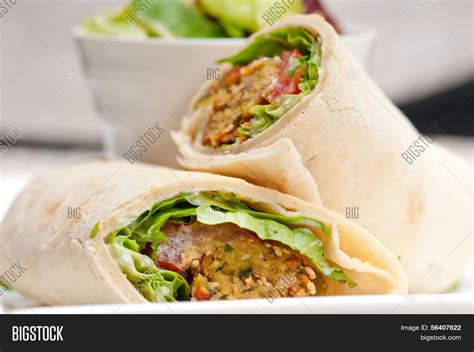 Falafel Pita Bread Image & Photo (Free Trial) | Bigstock