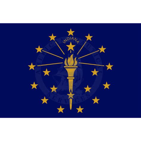 Indiana State Flag - High-Quality Design - Amnautical