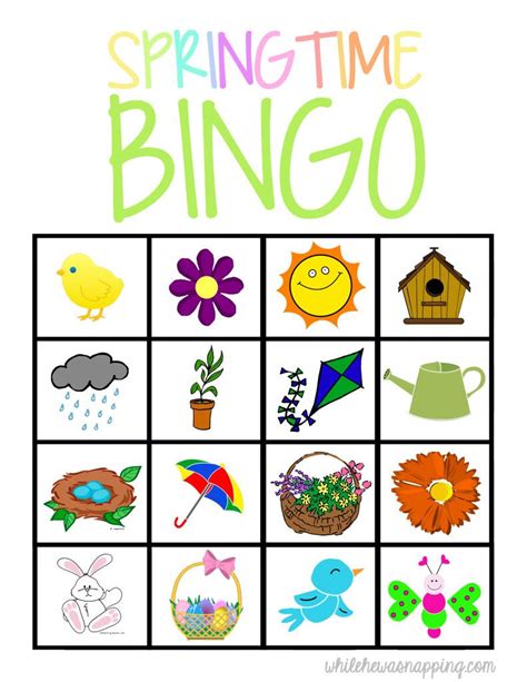 Preschool Bingo Cards Printables - Printable Bingo Cards