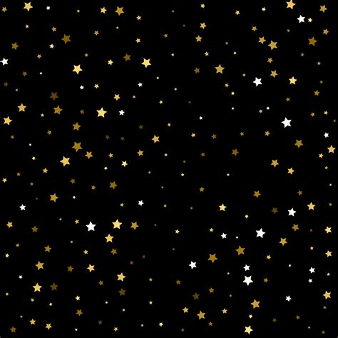 Gold Confetti Black Background