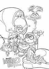 Imagen Inside Out 2 Todos Los Personajes para Colorear  Disney sketch template