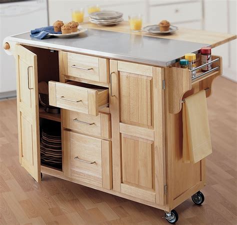Captivating Rolling Kitchen Island | Rolling kitchen island, Ikea kitchen island, Portable ...