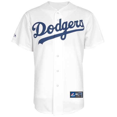 Majestic Los Angeles Dodgers Big & Tall White Replica Jersey