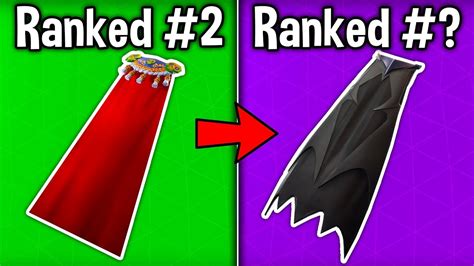 RANKING EVERY 'CAPE BACKBLING' FROM WORST TO BEST! (Best Fortnite Capes) - YouTube