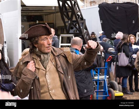 Corsham Wiltshire 6th May 2014 Filming the BBC drama Poldark on location in Corsham Wiltshire ...