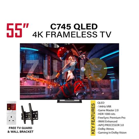 TCL C745 55 inch QLED Gaming Smart Google TV - tclkenya