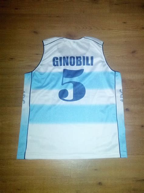 FIBA Basketball Jerseys - International Players in Euroleague and in the NBA: Emanuel "Manu ...