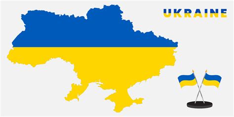Ukraine Map Flag - Free vector graphic on Pixabay
