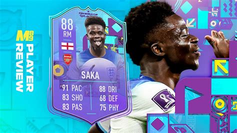 WORLD CUP PHENOMS SAKA PLAYER REVIEW | 88 SAKA | FIFA 23 Ultimate Team ...