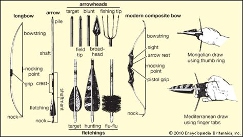 Types Of Bows Archery | arrowhead: bows and arrows -- Kids Encyclopedia ...