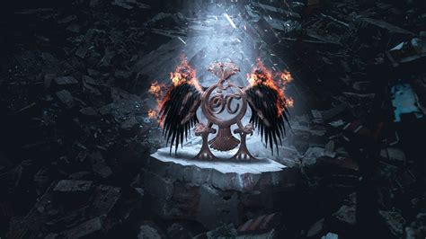 wings, fire, logo, HD Wallpaper | Rare Gallery