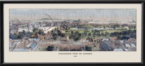 London England 1843 Restored Map | Vintage City Maps